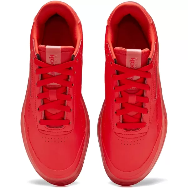 imageReebok Womens Club C Double Geo SneakerInstinct RedInstinct RedInstinct Red