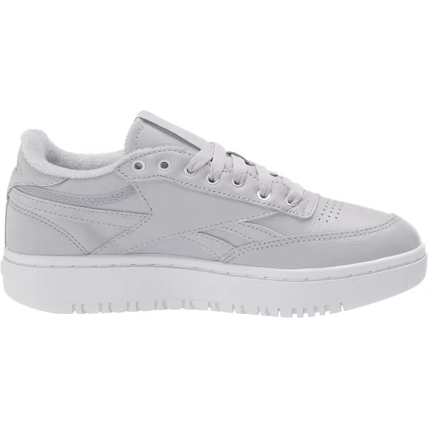 imageReebok Womens Club C Double Sneaker  GreyWhiteSilver