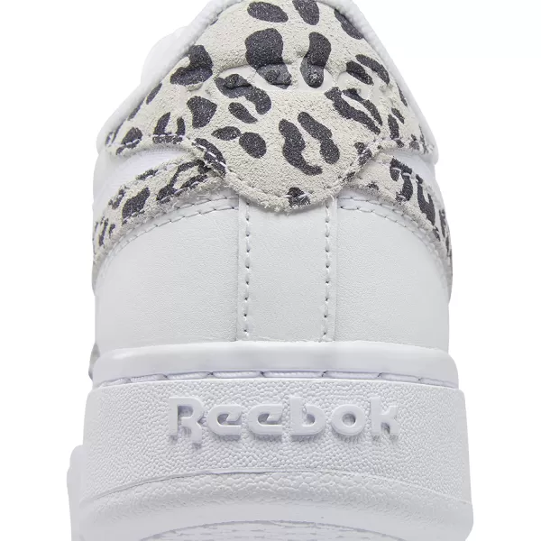 imageReebok Womens Club C Double Sneaker  WhiteCore BlackPure Grey