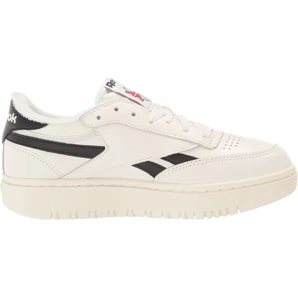 imageReebok Womens Club C Double Sneaker in Chalk and Core Black