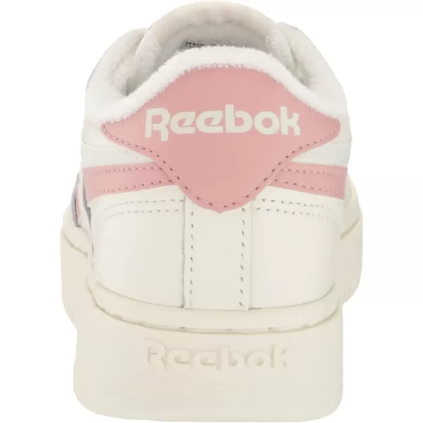 imageReebok Womens Club C Double Sneaker in Chalk and Smokey Rose