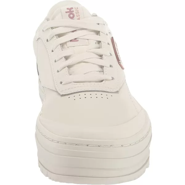 imageReebok Womens Club C Double Sneaker in ChalkInfused LilacRose Gold