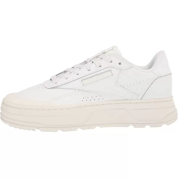 imageReebok Womens Club C Double Sneaker in White and Chalk