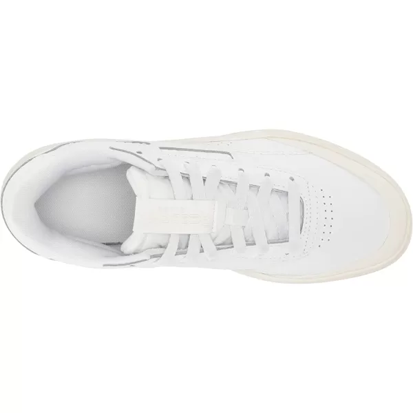 imageReebok Womens Club C Double Sneaker in White and Chalk