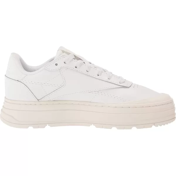 imageReebok Womens Club C Double Sneaker in White and Chalk