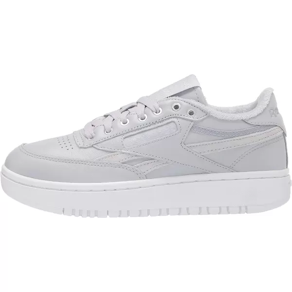 imageReebok Womens Club C Double SneakerCdgry2FtwwhtSilvmt