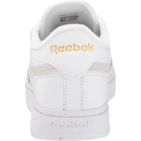 imageReebok Womens Club C Double SneakerFtwwhtFtwwhtGoldmt