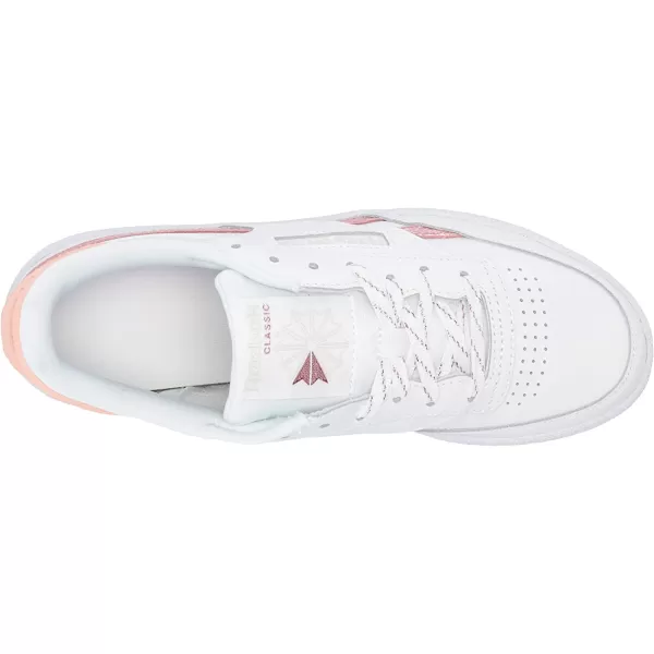 imageReebok Womens Club C SneakerWhiteBlusmtMorfog