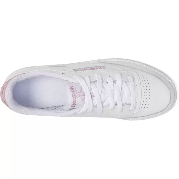 imageReebok Womens Club C Walking Shoe  WhiteInfused Lilac