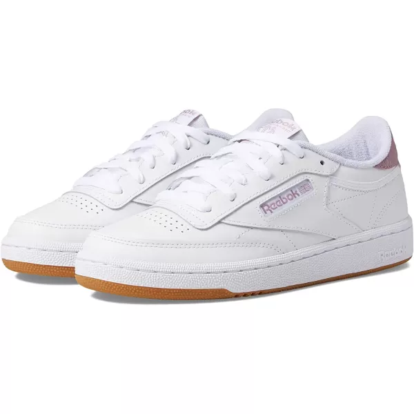 imageReebok Womens Club C Walking Shoe  WhiteInfused Lilac