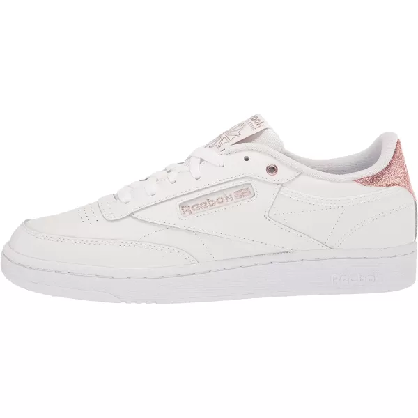 imageReebok Womens Club C Walking Shoe WhiteRose Gold