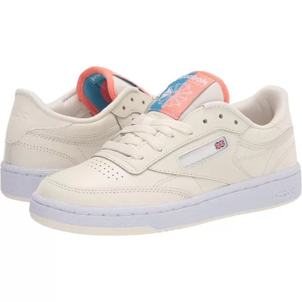 imageReebok Womens Club C Walking Shoe in Beige and White