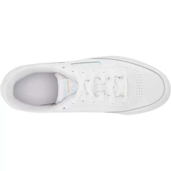 imageReebok Womens Club C Walking Shoe in Ftwr WhiteFtwr WhiteGlass Blue