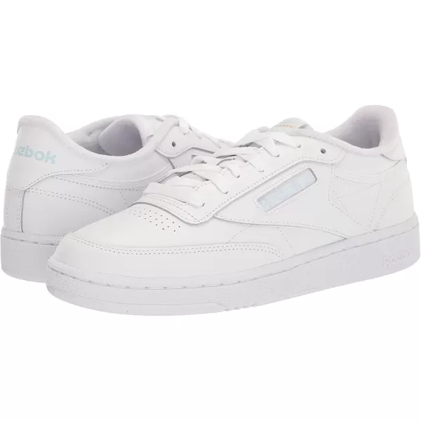 imageReebok Womens Club C Walking Shoe in Ftwr WhiteFtwr WhiteGlass Blue