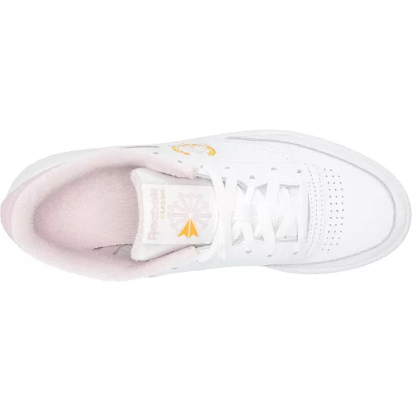 imageReebok Womens Club C Walking Shoe in White and Frost Berry