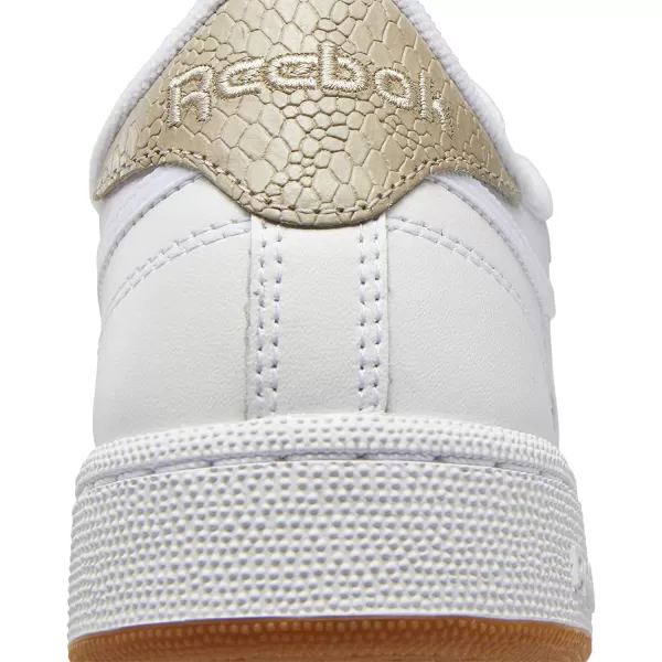 imageReebok Womens Club C Walking Shoe in White and Modern Beige