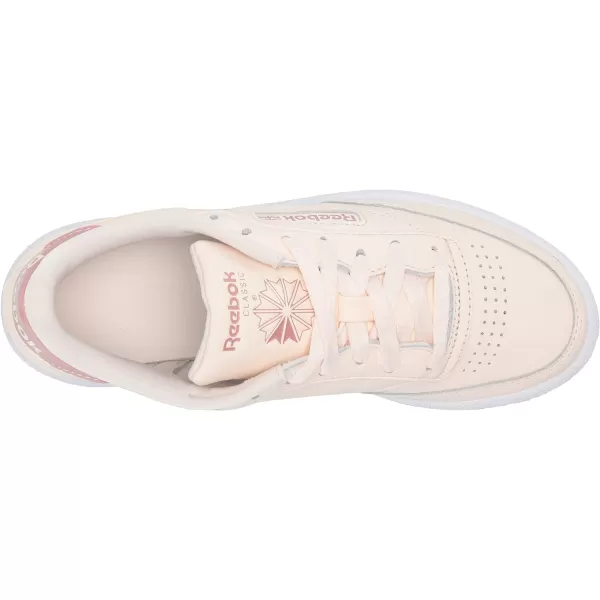 imageReebok Womens Club C Walking ShoeCeramic PinkBlush MetalFtwr White