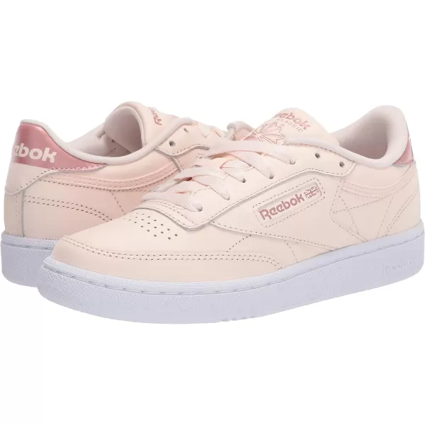 imageReebok Womens Club C Walking ShoeCeramic PinkBlush MetalFtwr White