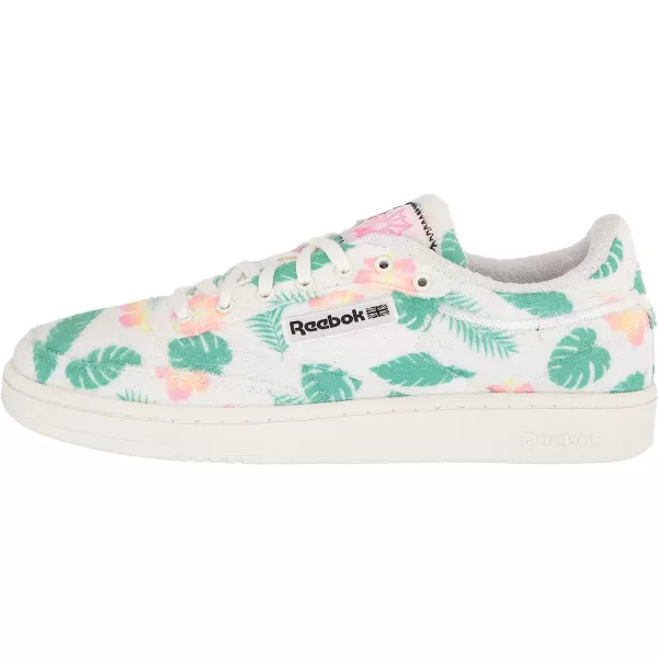 imageReebok Womens Club C Walking ShoeChalkBlackCourt Green