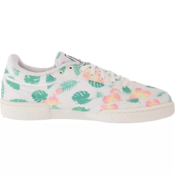 imageReebok Womens Club C Walking ShoeChalkBlackCourt Green