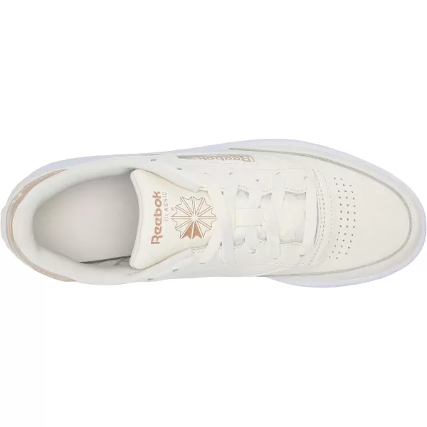 imageReebok Womens Club C Walking ShoeChalkGolden BronzeFtwr White