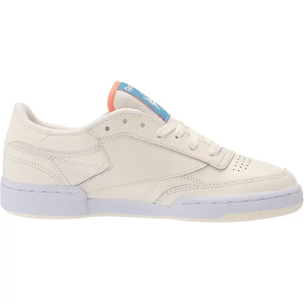 imageReebok Womens Club C Walking ShoeClassic WhiteFtwr WhiteTwisted Coral