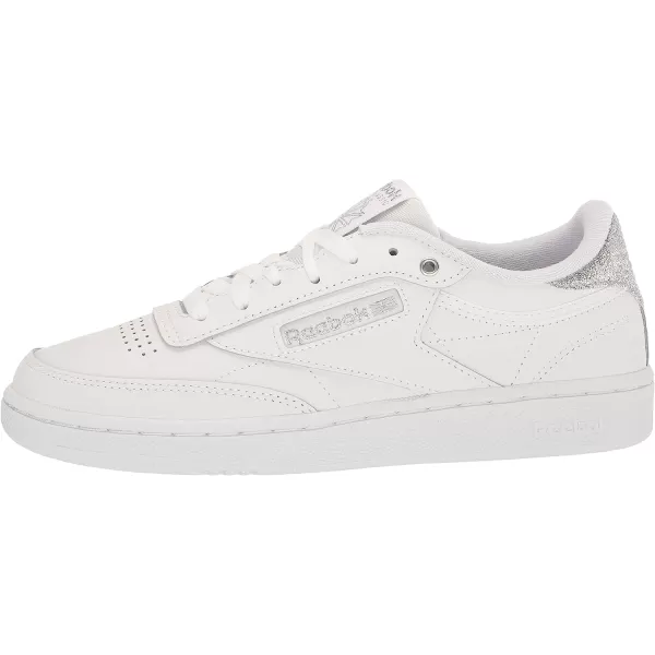 imageReebok Womens Club C Walking ShoeFtwr WhiteFtwr WhiteSilver Met