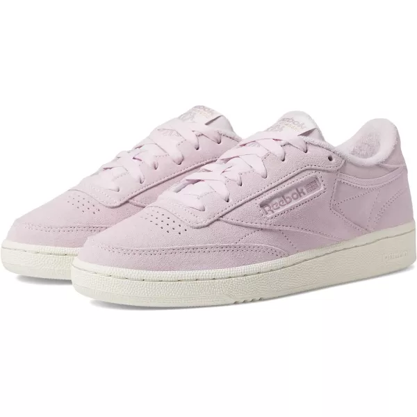 imageReebok Womens Club C Walking ShoePixel PinkInfused LilacChalk