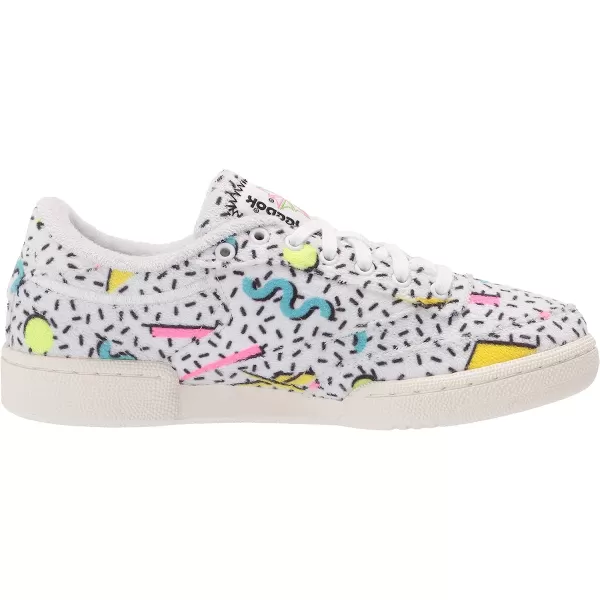 imageReebok Womens Club C Walking ShoeWhiteElectric Flash F17rNeon Blue
