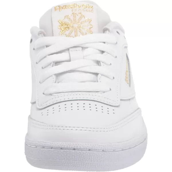 imageReebok Womens Club C Walking ShoeWhiteGold MetWhite