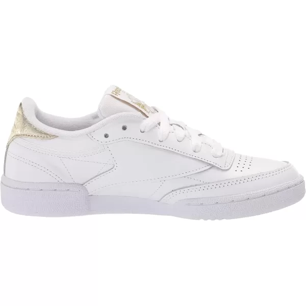 imageReebok Womens Club C Walking ShoeWhiteGold MetWhite