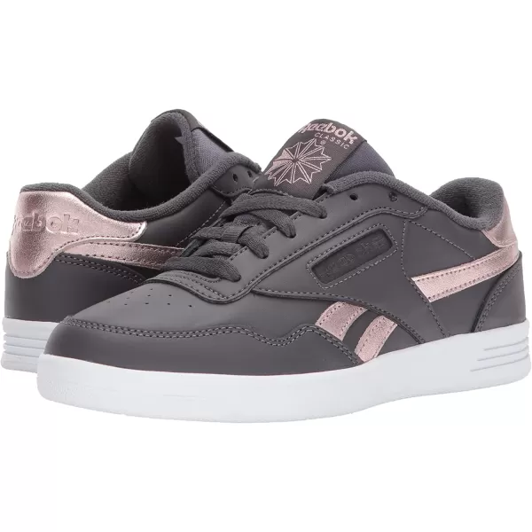 imageReebok Womens Club MEMT SneakerAsh GreyRose GoldWhite