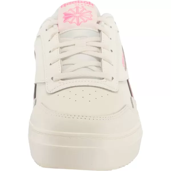 imageReebok Womens Club MEMT SneakerChalkWhiteAtomic Pink