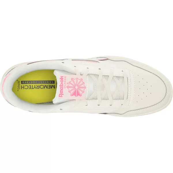 imageReebok Womens Club MEMT SneakerChalkWhiteAtomic Pink