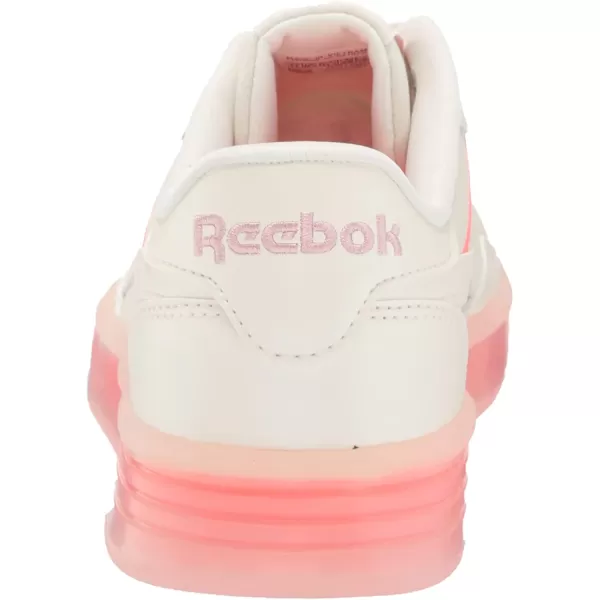 imageReebok Womens Club MEMT SneakerClassic WhiteOrange FlareClassic Pink