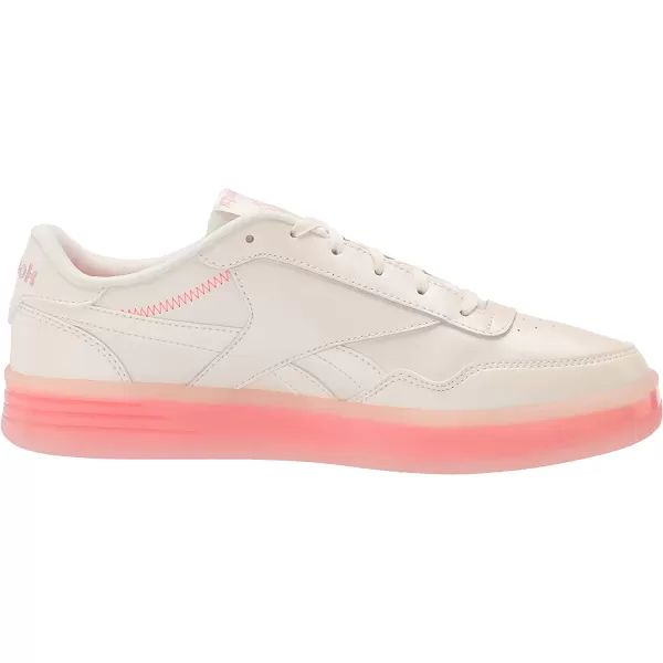 imageReebok Womens Club MEMT SneakerClassic WhiteOrange FlareClassic Pink