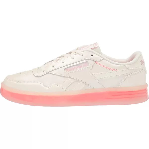 imageReebok Womens Club MEMT SneakerClassic WhiteOrange FlareClassic Pink