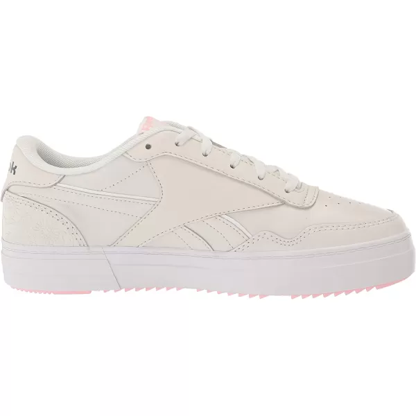 imageReebok Womens Club MEMT SneakerPure GreyWhitePink Glow