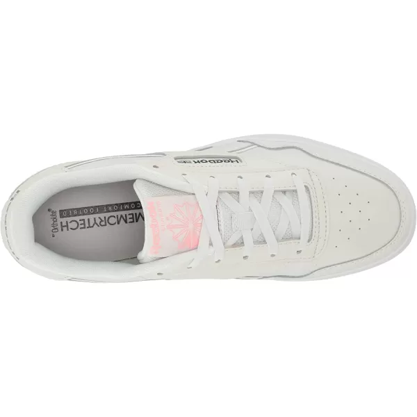 imageReebok Womens Club MEMT SneakerPure GreyWhitePink Glow