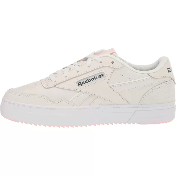 imageReebok Womens Club MEMT SneakerPure GreyWhitePink Glow