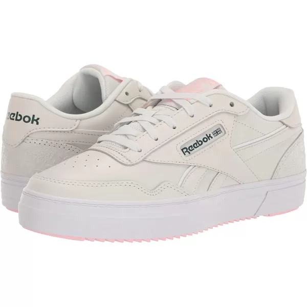 imageReebok Womens Club MEMT SneakerPure GreyWhitePink Glow