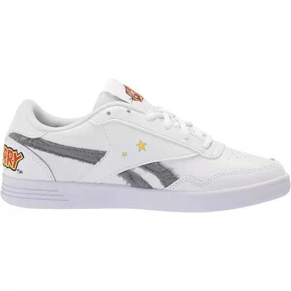 imageReebok Womens Club MEMT SneakerWhiteCold GreyBright Yellow