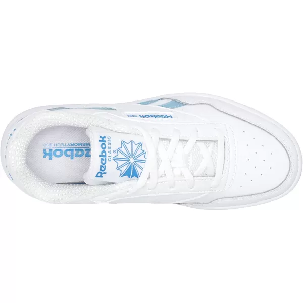 imageReebok Womens Club MEMT SneakerWhiteHorizon BlueWhite