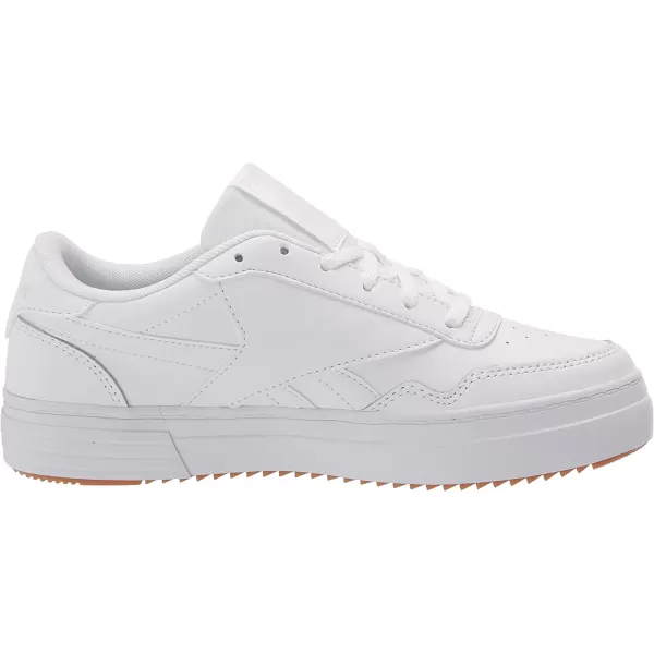 imageReebok Womens Club MEMT SneakerWhiteTrue GreyRubber Gum