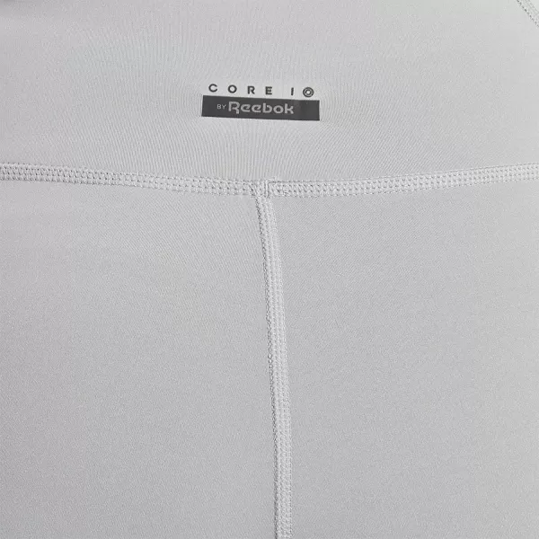 imageReebok Womens Core 10 Big Logo Bike Shorts Pure Grey