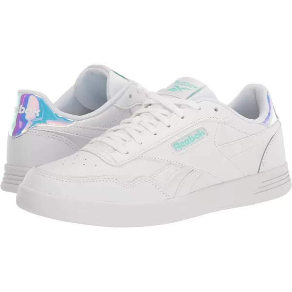 imageReebok Womens Court Advance Sneaker  WhiteHint Mint