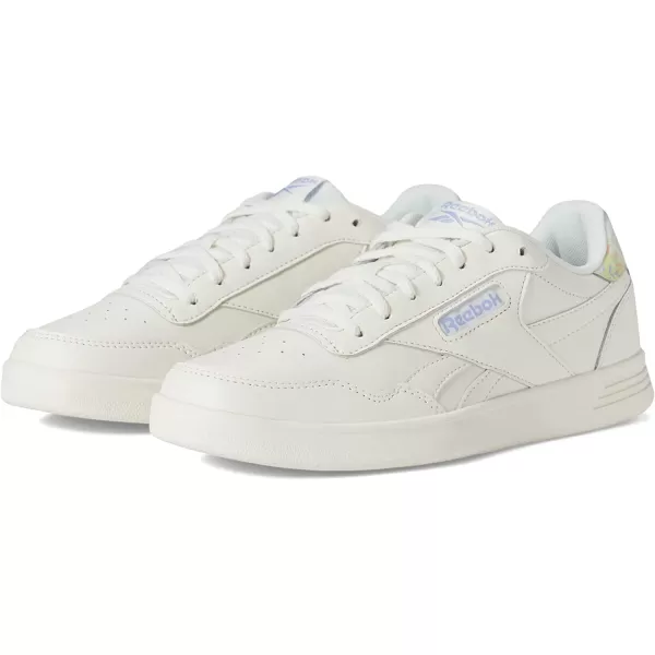 imageReebok Womens Court Advance Sneaker in ChalkAura OrangeLilac Glow