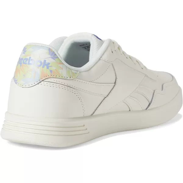 imageReebok Womens Court Advance Sneaker in ChalkAura OrangeLilac Glow