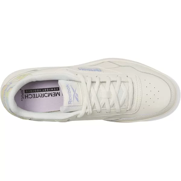 imageReebok Womens Court Advance Sneaker in ChalkAura OrangeLilac Glow