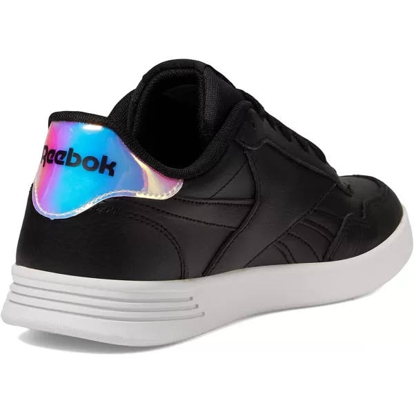 imageReebok Womens Court Advance Sneaker in White Black and Pink